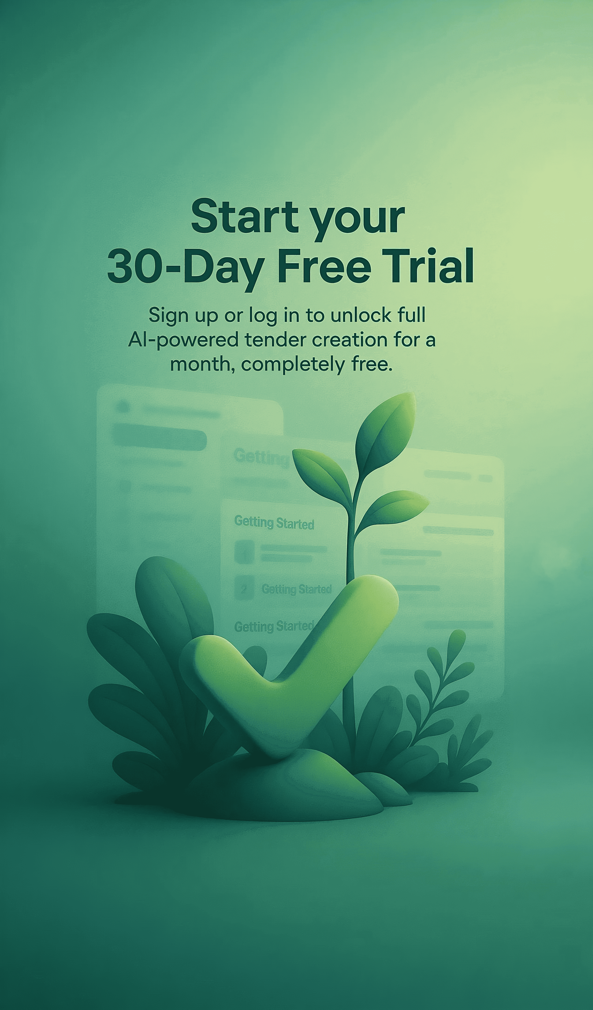 Sign up for free trial